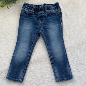 GAP Classic Faded Indigo Jeggings Jeans 2T EUC Elastic Waist